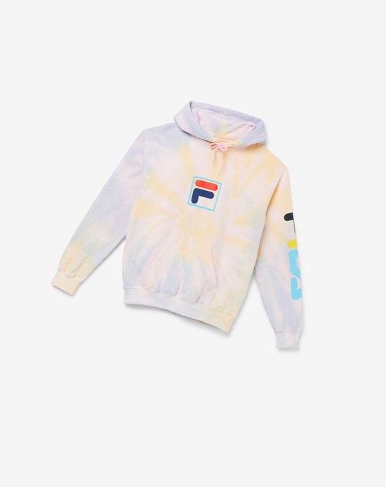 Fila Tie Dye Puff Hoodie 099 Tie Dye | 87NDEUOGV