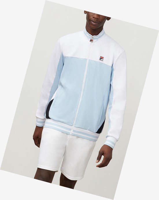 Fila Tiebreaker Pista Jacket Cblu/Wht/Blk | 09YKPCEIL