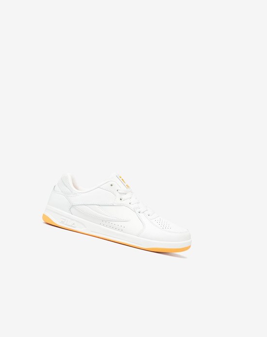 Fila Tn-83 Tenis Shoes Blancas Blancas Naranjas | 09IGKXHVY