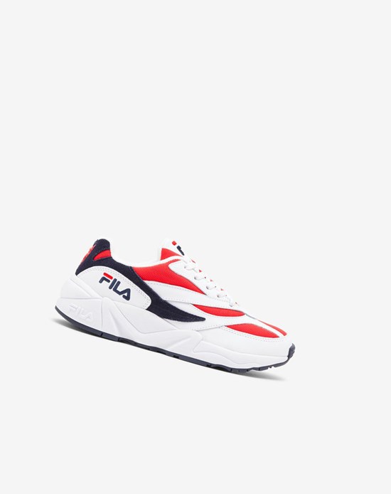 Fila V94m Tenis Shoes Fred/Wht/Fnvy | 43UTOCMKJ