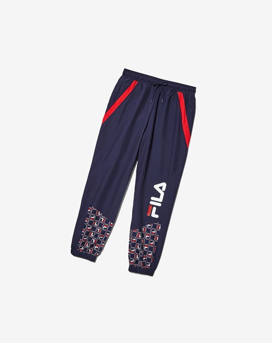 Fila Van Sant Pant Azul Marino Rojas Blancas | 67QCPRWIK