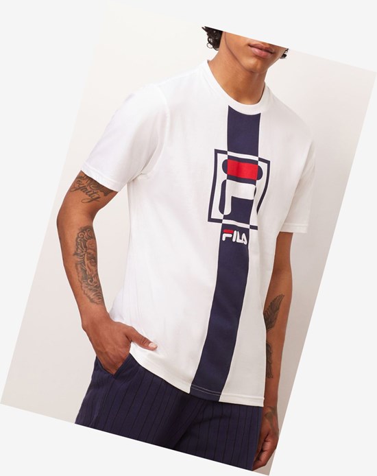 Fila Wes Tee Blancas | 80KJGSDRM