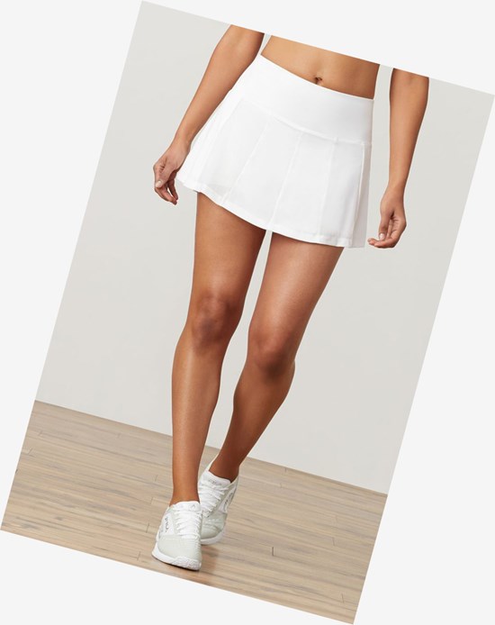 Fila White Line Skort Blancas | 39ITUQZJD