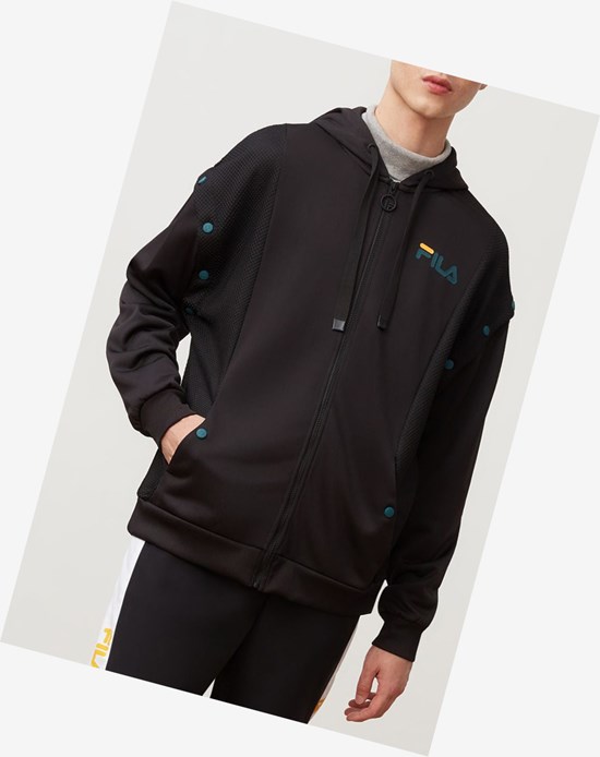 Fila Zee Snap Off Sleeve Jacket Negras | 53STIJKAW