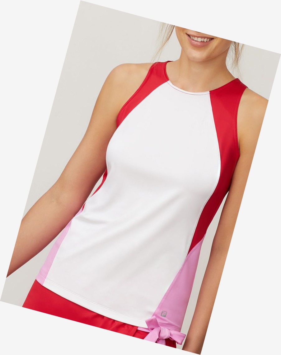 Fila 30 Love Full Coverage Tank Wht/Cycl/Crim | 85QERJYVP