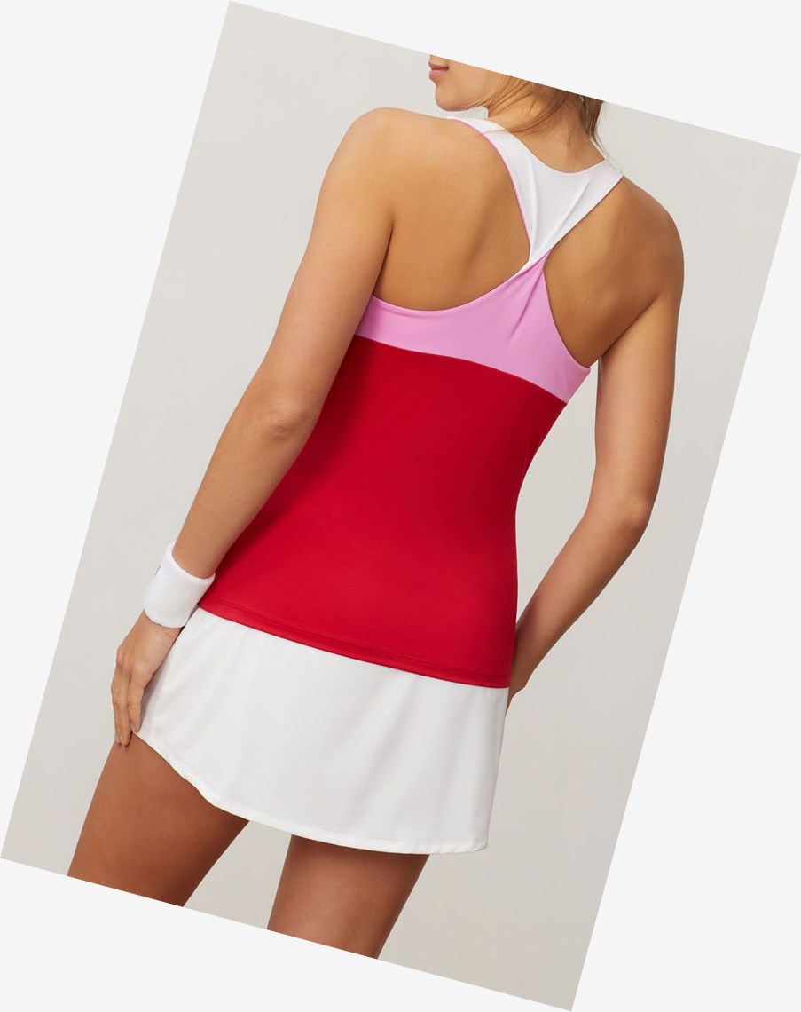 Fila 30 Love Twist Back Tank Crim/Cycl/Wht | 29TXECGZH