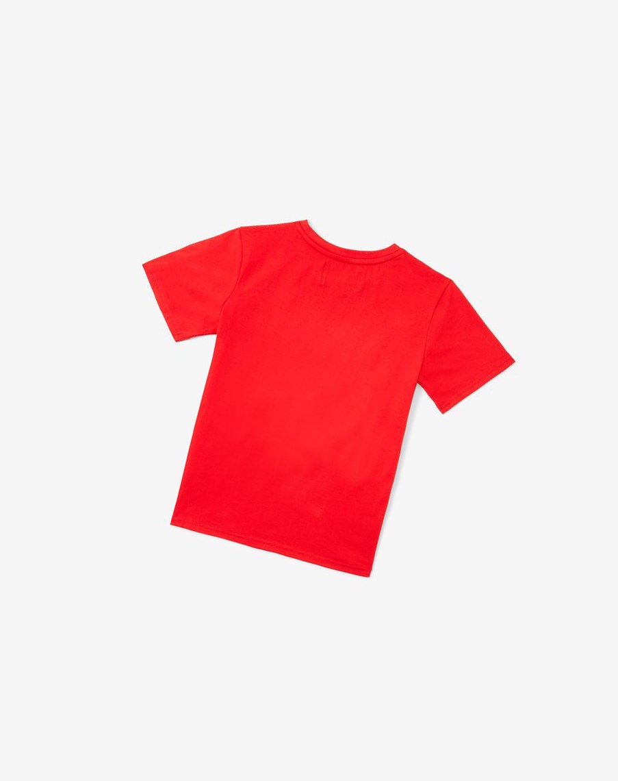 Fila 3d Logo Tee Rojas | 64EYBWFTR