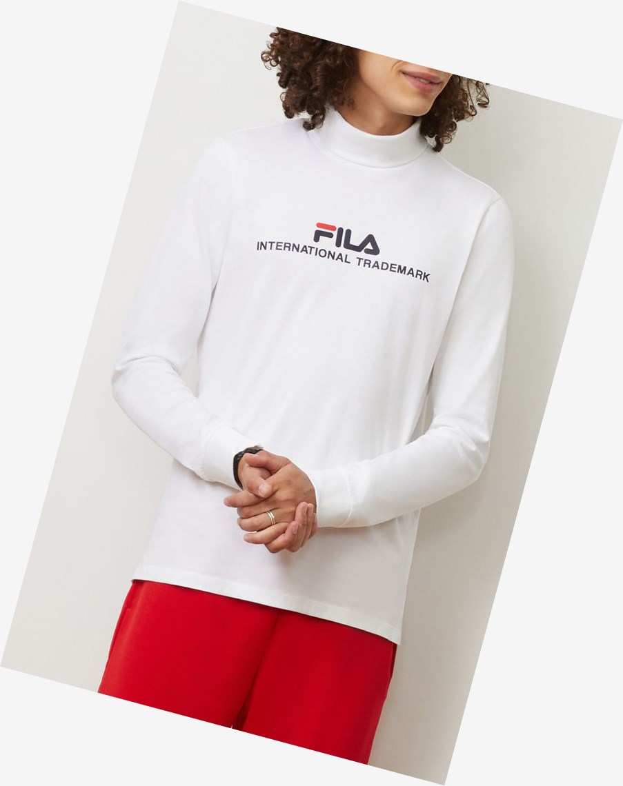 Fila Aimone Turtleneck Wht/Peac/Cred | 74ZRGTYQS