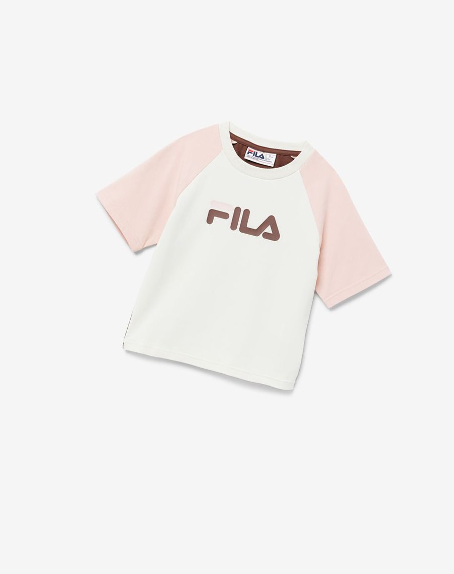 Fila Aisha Tee Verde Menta Rosas | 10MKDILTB