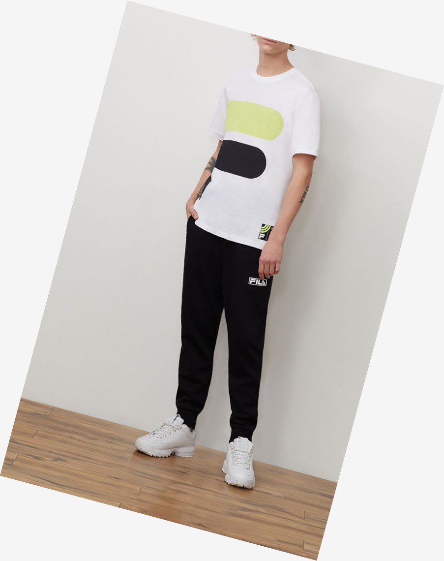 Fila Alvan Tee Wht/Sgrn/Blk | 08RHYCUFO