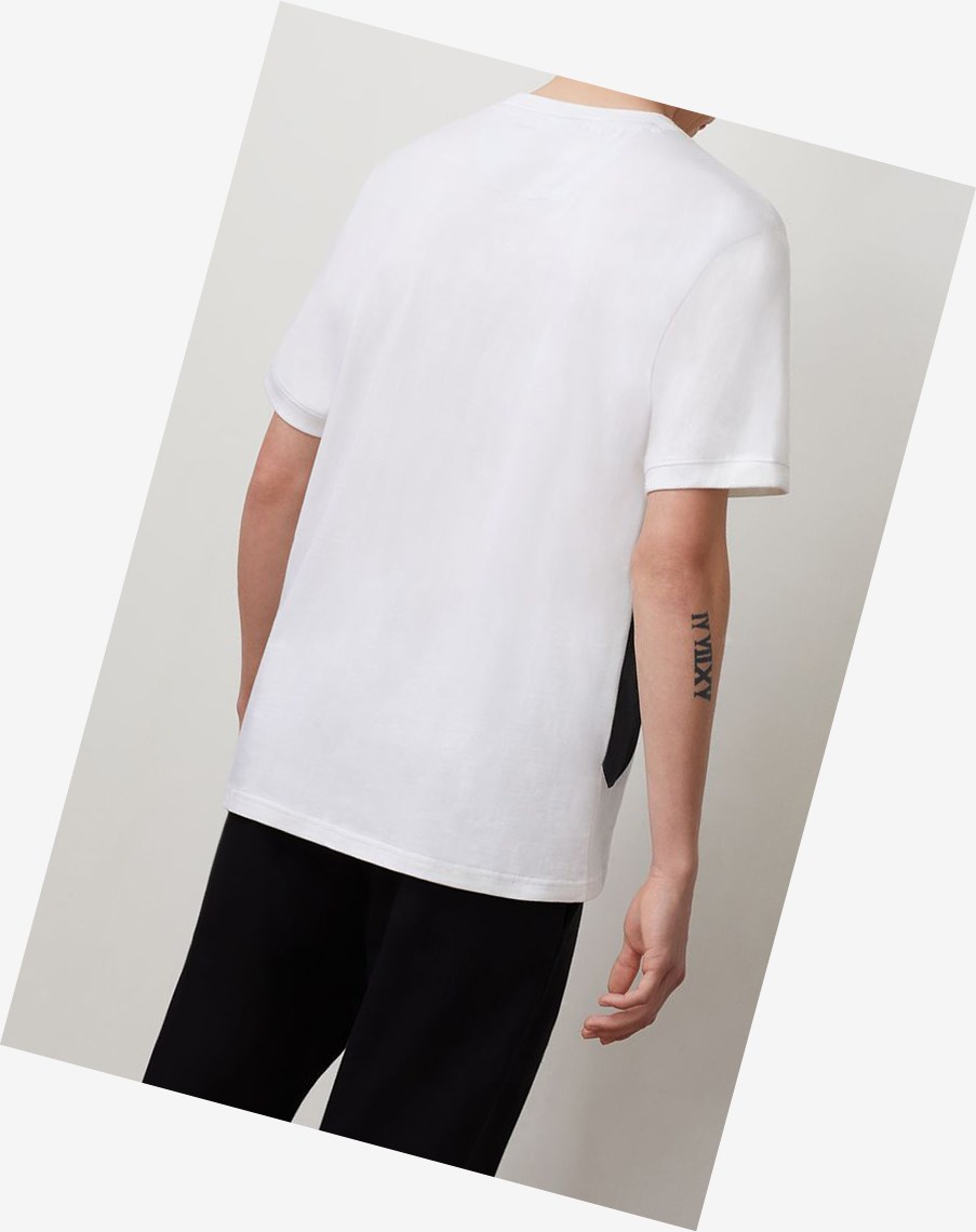 Fila Alvan Tee Wht/Sgrn/Blk | 08RHYCUFO