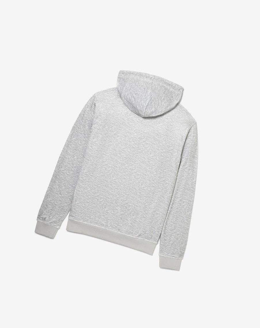 Fila Asher Velour Hoodie Gris Claro | 03IGHXOJM