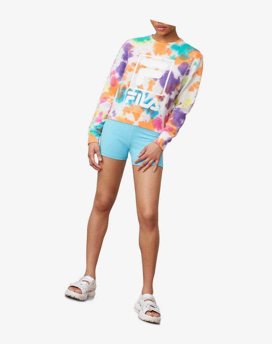 Fila Ashley Tie Dye Sweatshirt Multicolor | 52YWLXQTU