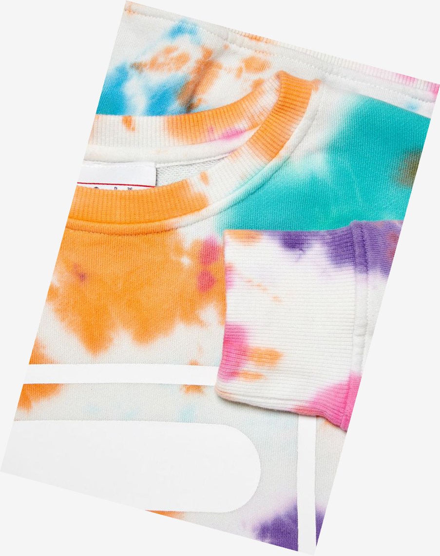 Fila Ashley Tie Dye Sweatshirt Multicolor | 52YWLXQTU