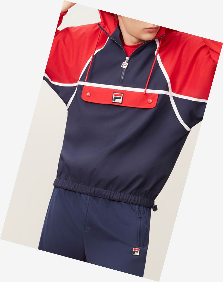 Fila Astor Jacket Peac/Cred/Wht | 92VCFLNEI