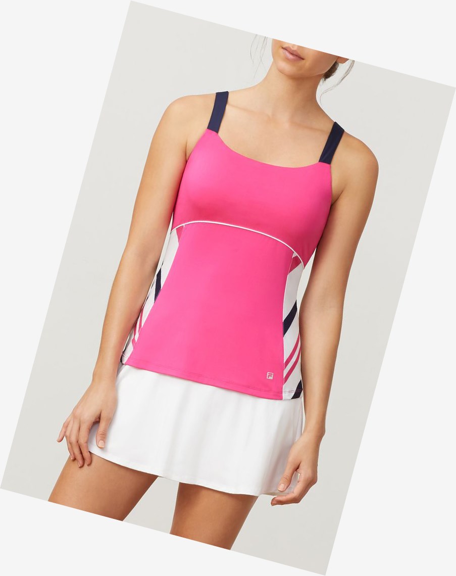 Fila Awning Cami Tank Fprp/Awns/Nvy/W | 57EBPRIDH