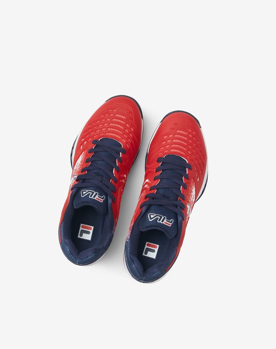 Fila Axilus 2 Energized Le Tenis Shoes Rojas Blancas Azul Marino | 29SJWMGOD