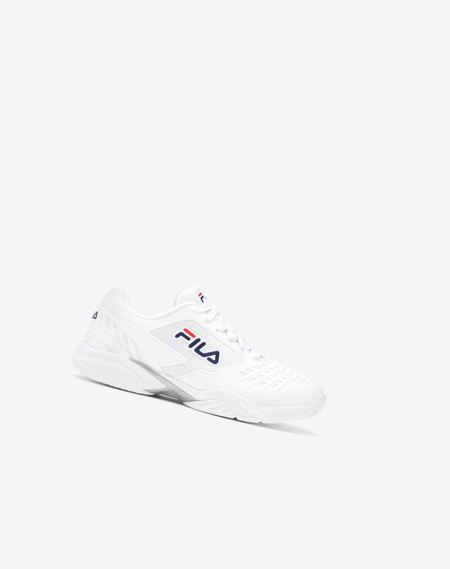 Fila Axilus 2 Energized Tenis Shoes Blancas Blancas Azul Marino | 12MYDCAHL