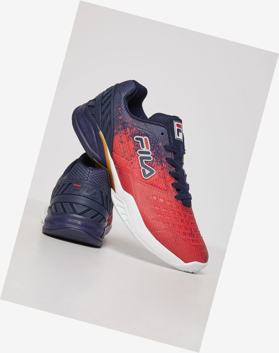 Fila Axilus 2 Energized Tenis Shoes Fnvy/Fred/Wht | 59NVLMKSI