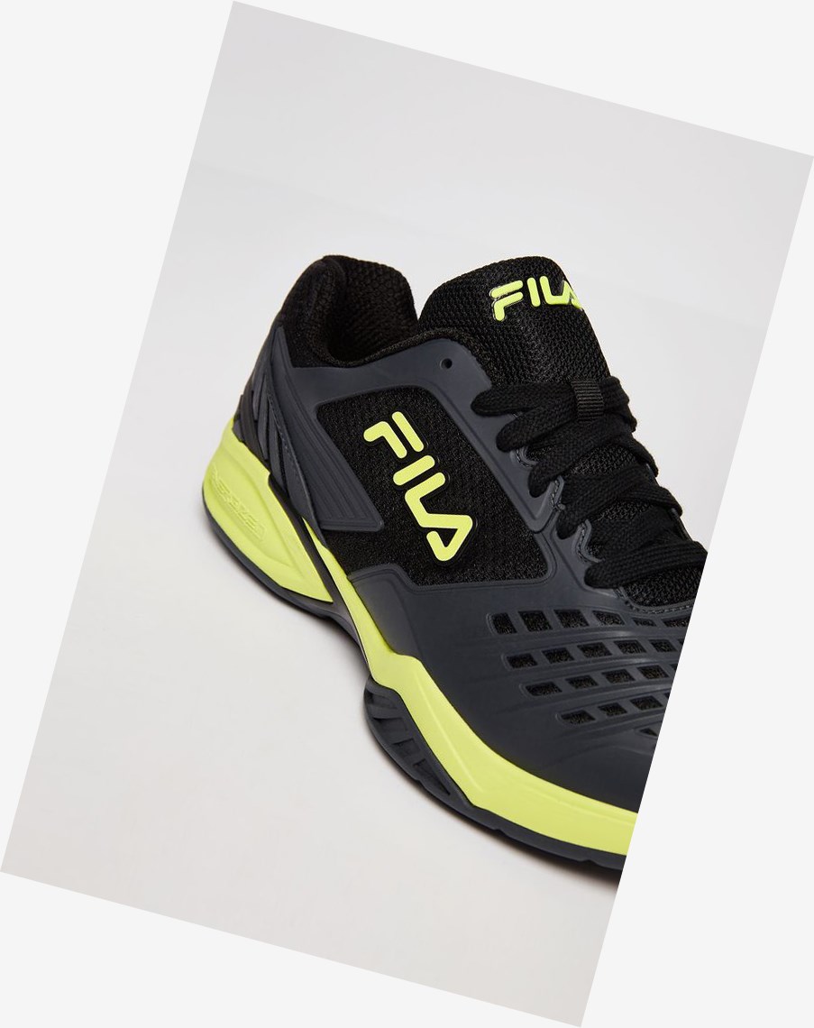 Fila Axilus 2 Energized Tenis Shoes Negras Amarillo | 29XUYIAOK