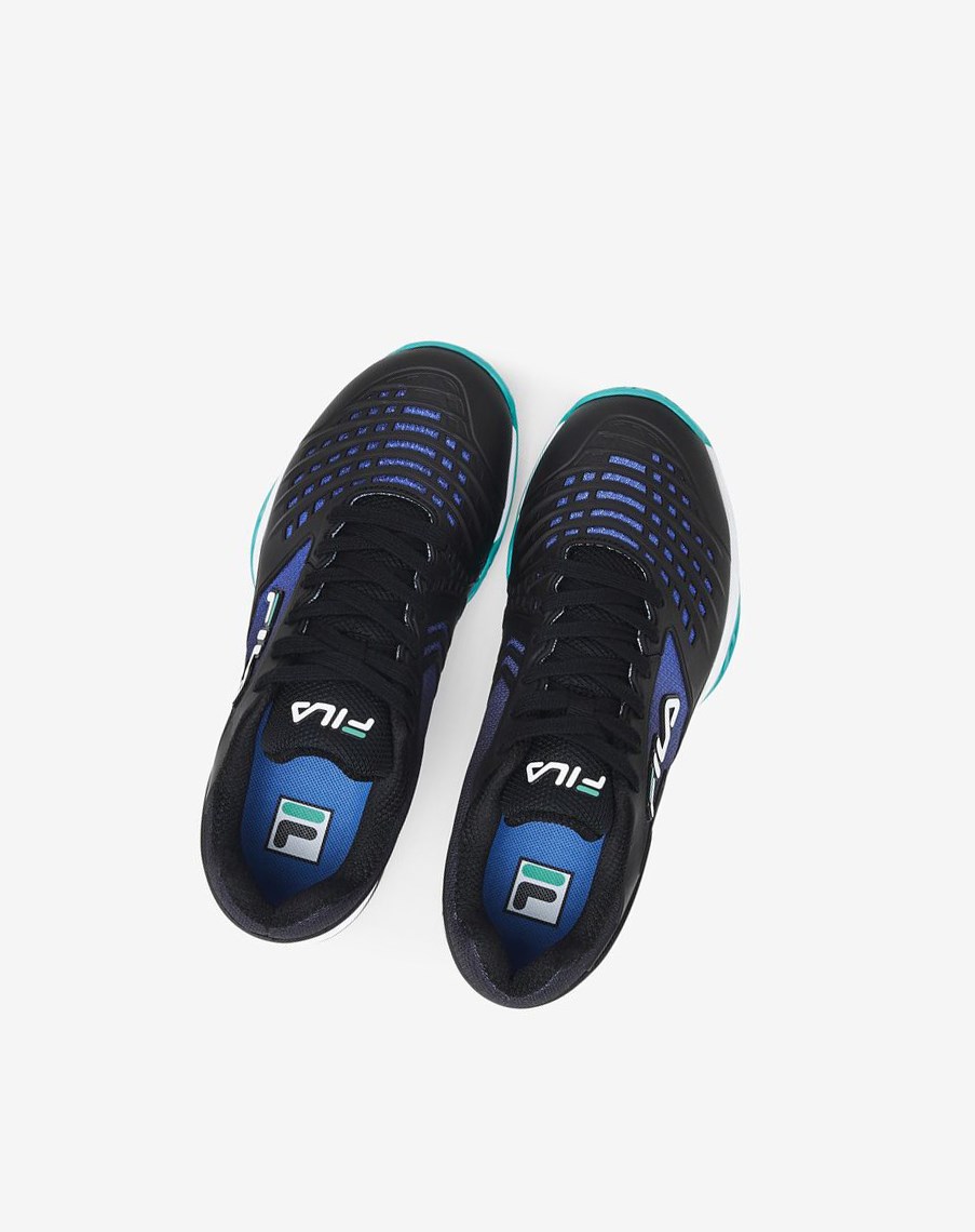 Fila Axilus 2 Energized Tenis Shoes Negras Azules Turquesa | 51RNFTZQX