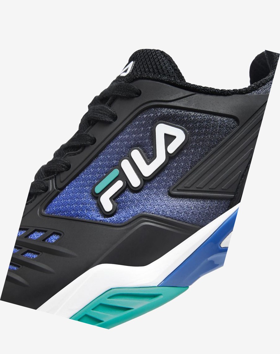 Fila Axilus 2 Energized Tenis Shoes Negras Azules Turquesa | 75YAZCTHV