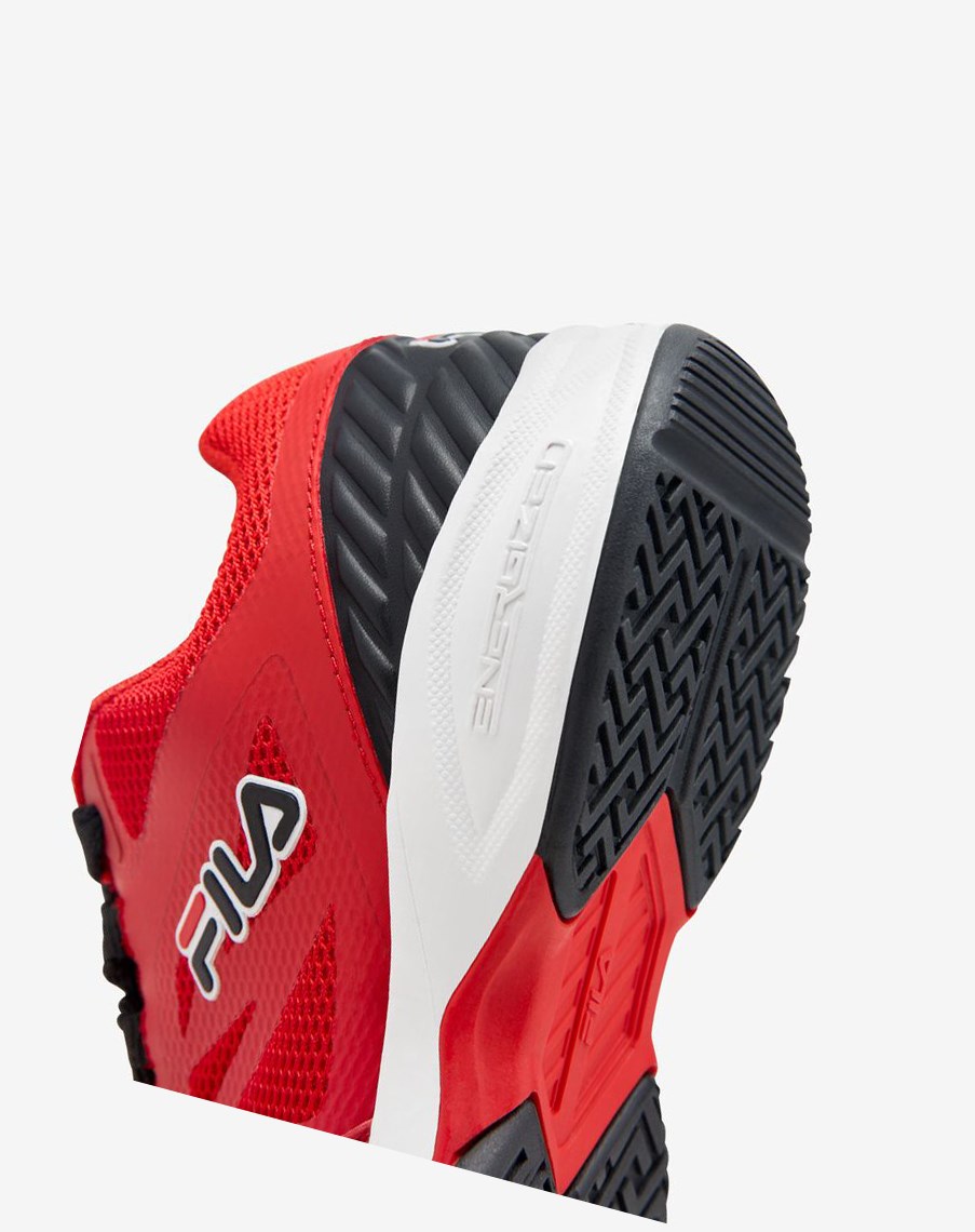 Fila Axilus Jr Tenis Shoes Fred/Wht/Blk | 08XYUPOEL