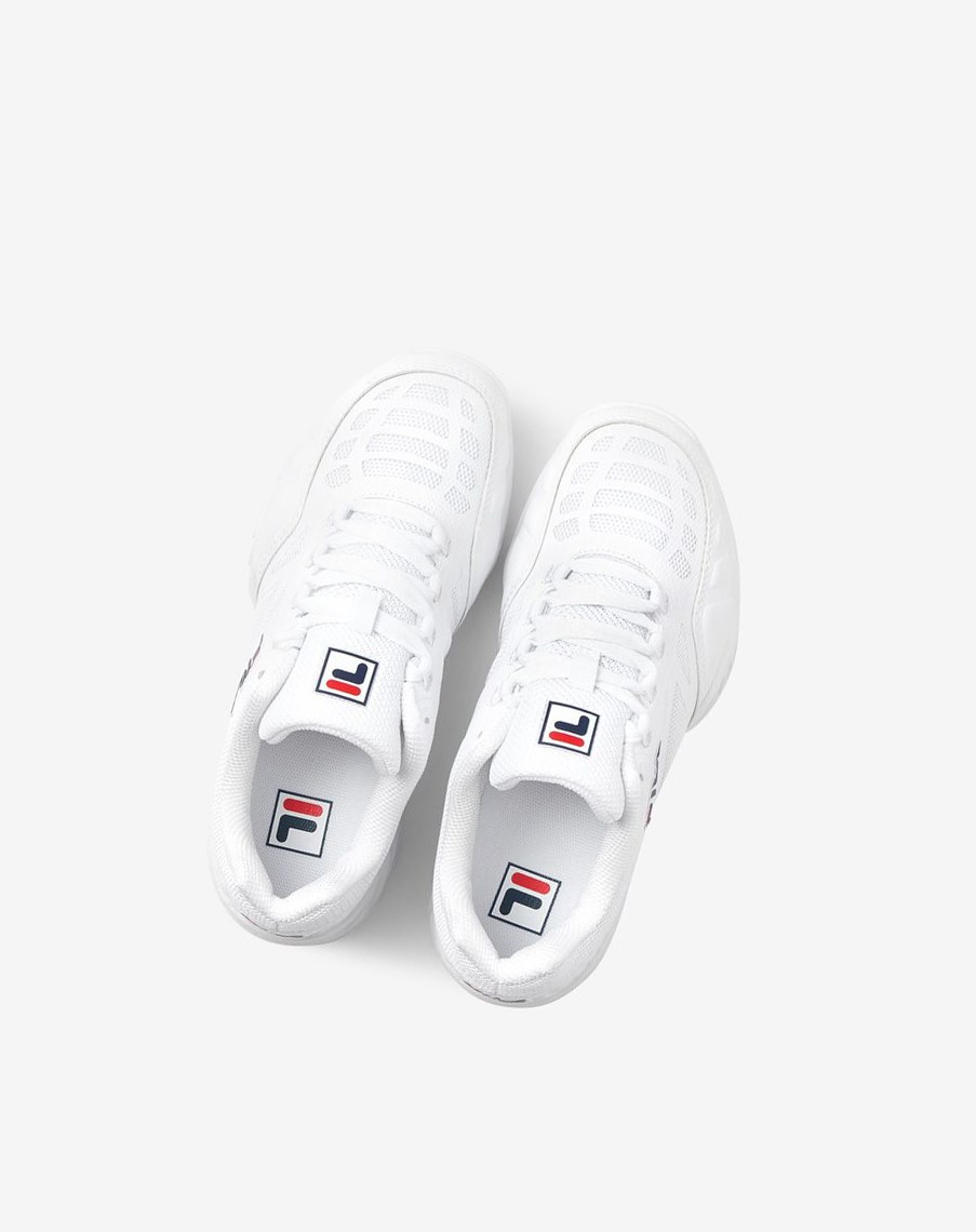 Fila Axilus Jr Tenis Shoes Wht/Wht/Wht | 13MCVPQNO