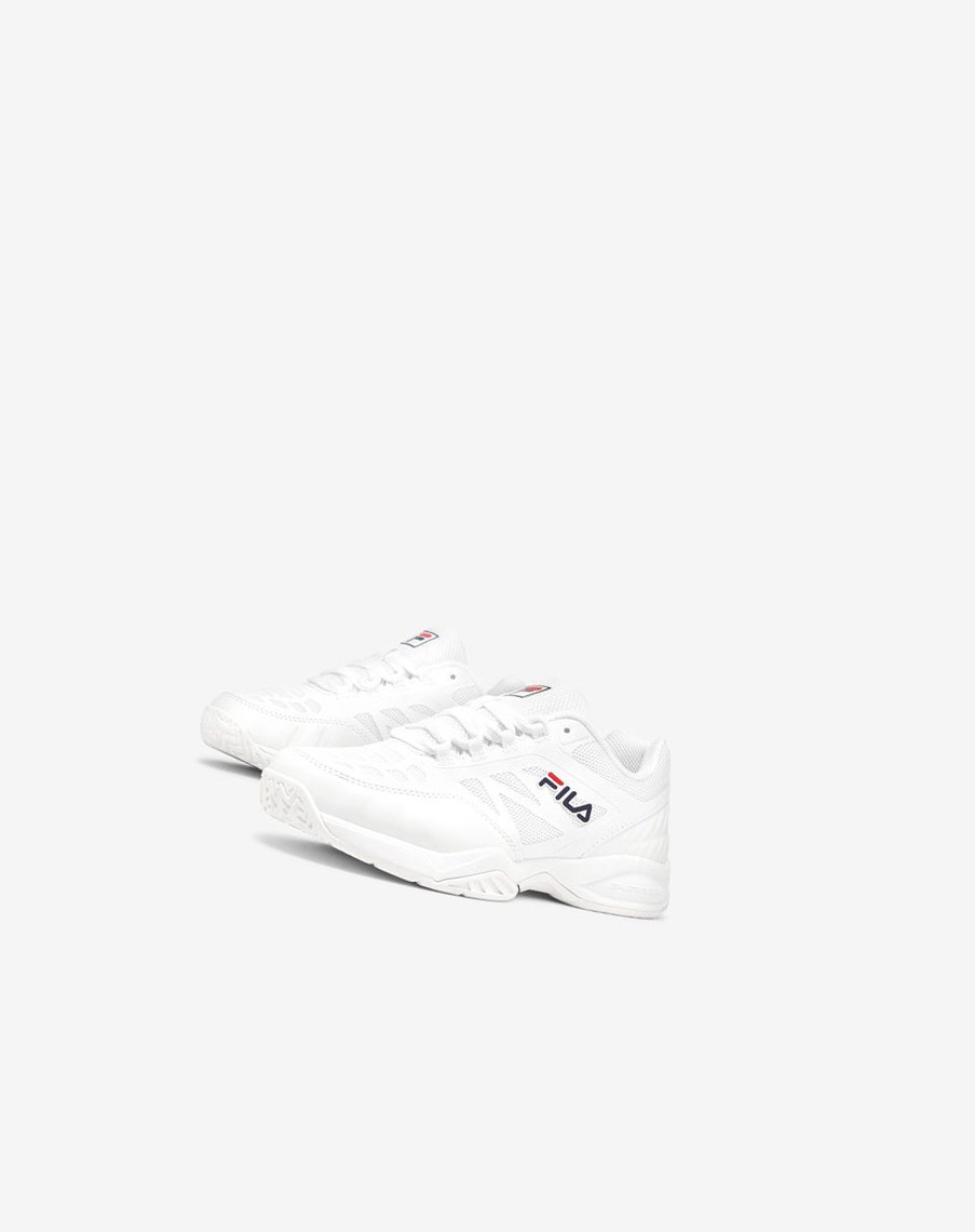 Fila Axilus Jr Tenis Shoes Wht/Wht/Wht | 16LCDSRNX