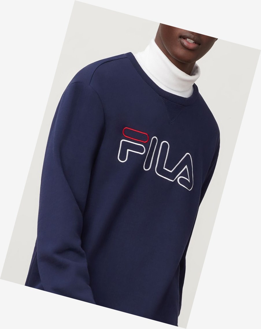 Fila Basil Sweatshirt Peac/Wht/Cred | 96LFPTMCH