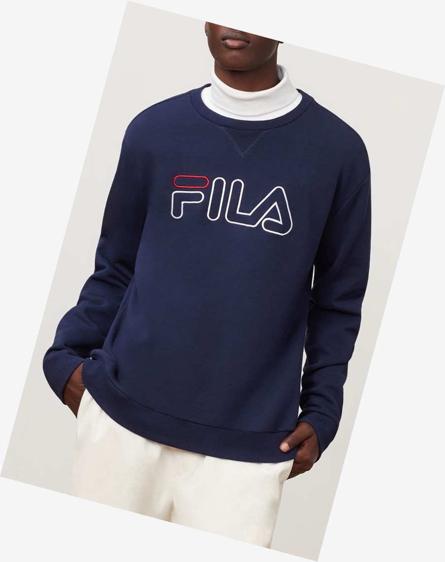 Fila Basil Sweatshirt Peac/Wht/Cred | 96LFPTMCH