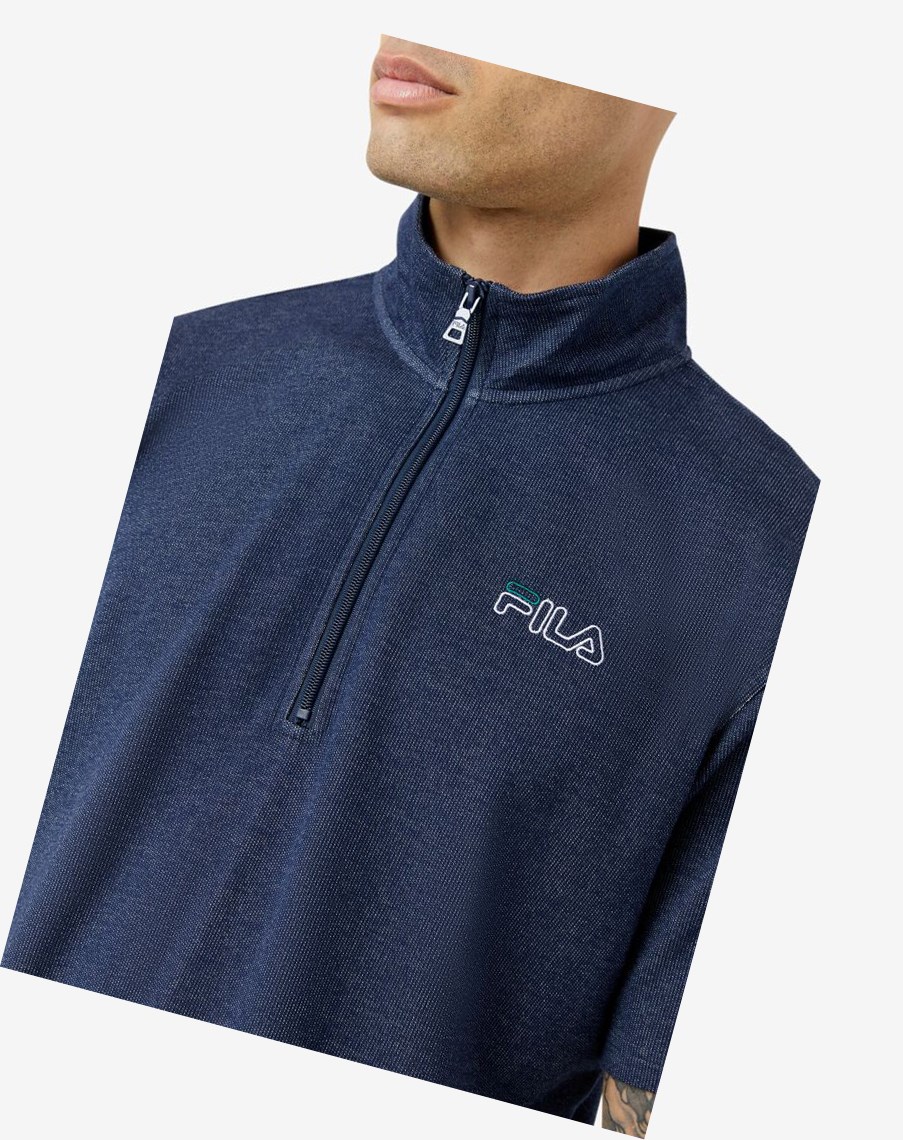 Fila Begich 1/2 Zip Top Blancas Verde | 16ZTOWIEJ