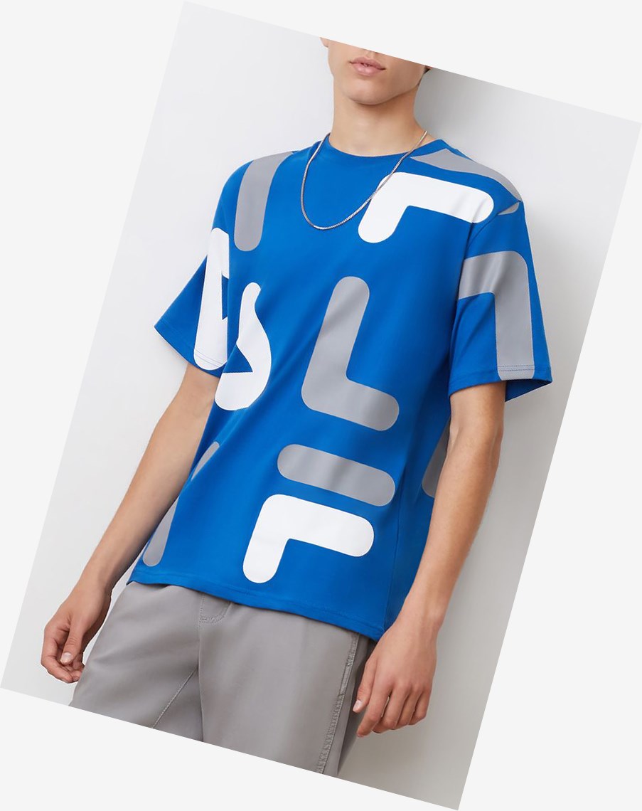 Fila Bennet Tee Bblu/Fgry/Wht | 10MQLFRBY