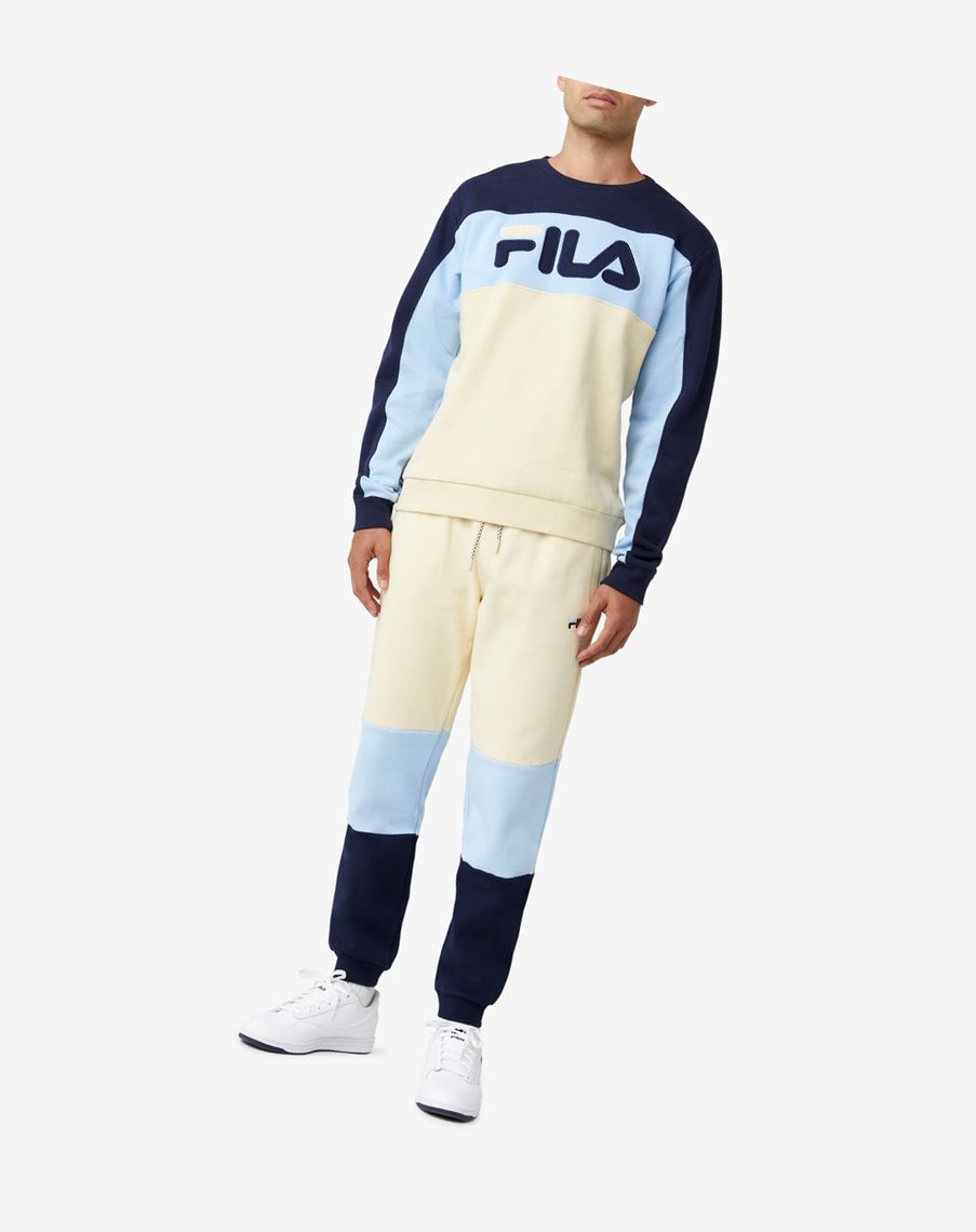 Fila Berson Pant 298 Bleached Sand | 46FPOSDLK