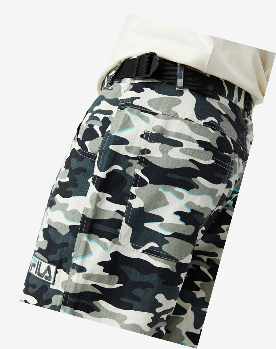 Fila Brigade Camo Pants Negras | 21GYJUESF