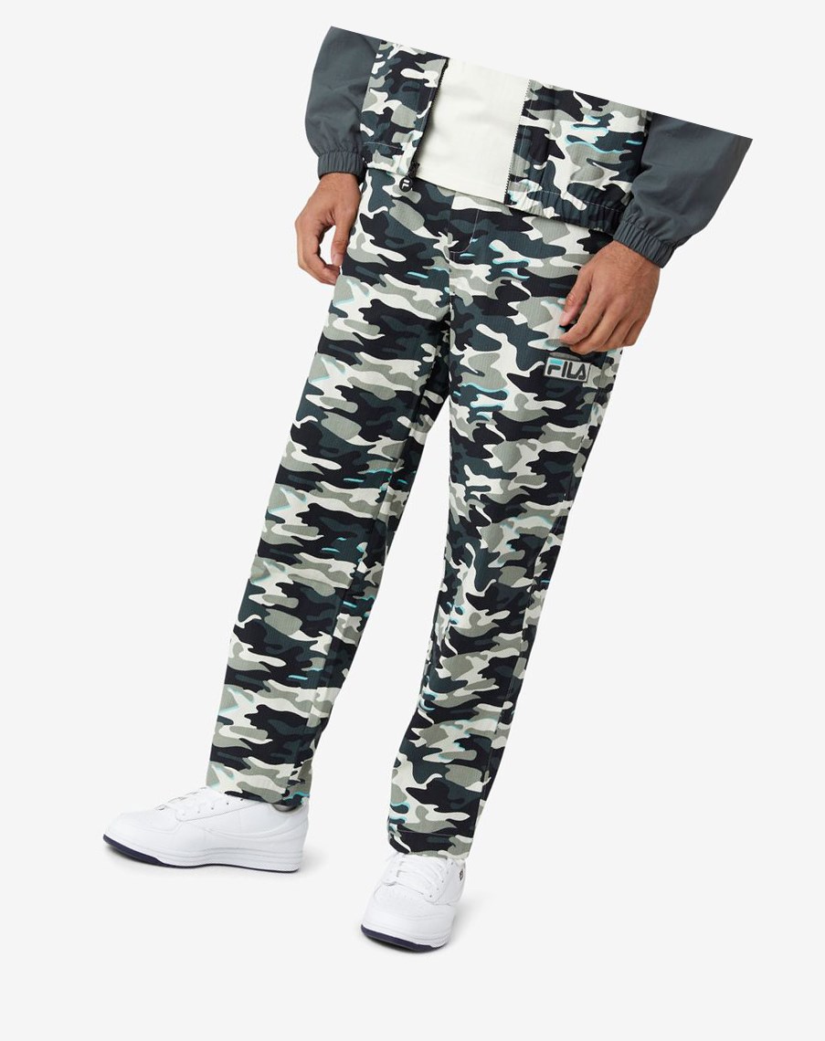 Fila Brigade Camo Pants Negras | 21GYJUESF