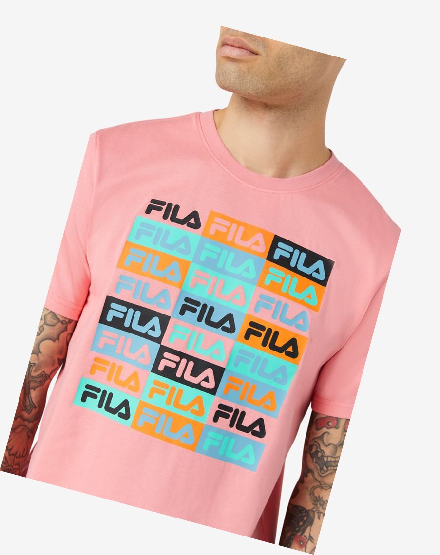 Fila Broden Tee 687 Bubble Gum | 07TCQMESJ