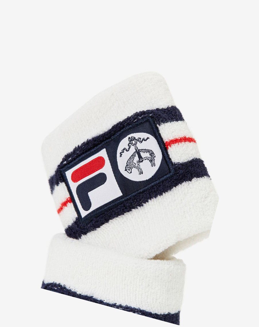 Fila Brooks Brothers X Fila '76 Wristbands Blancas Azul Marino Rojas | 86OMCDQBN