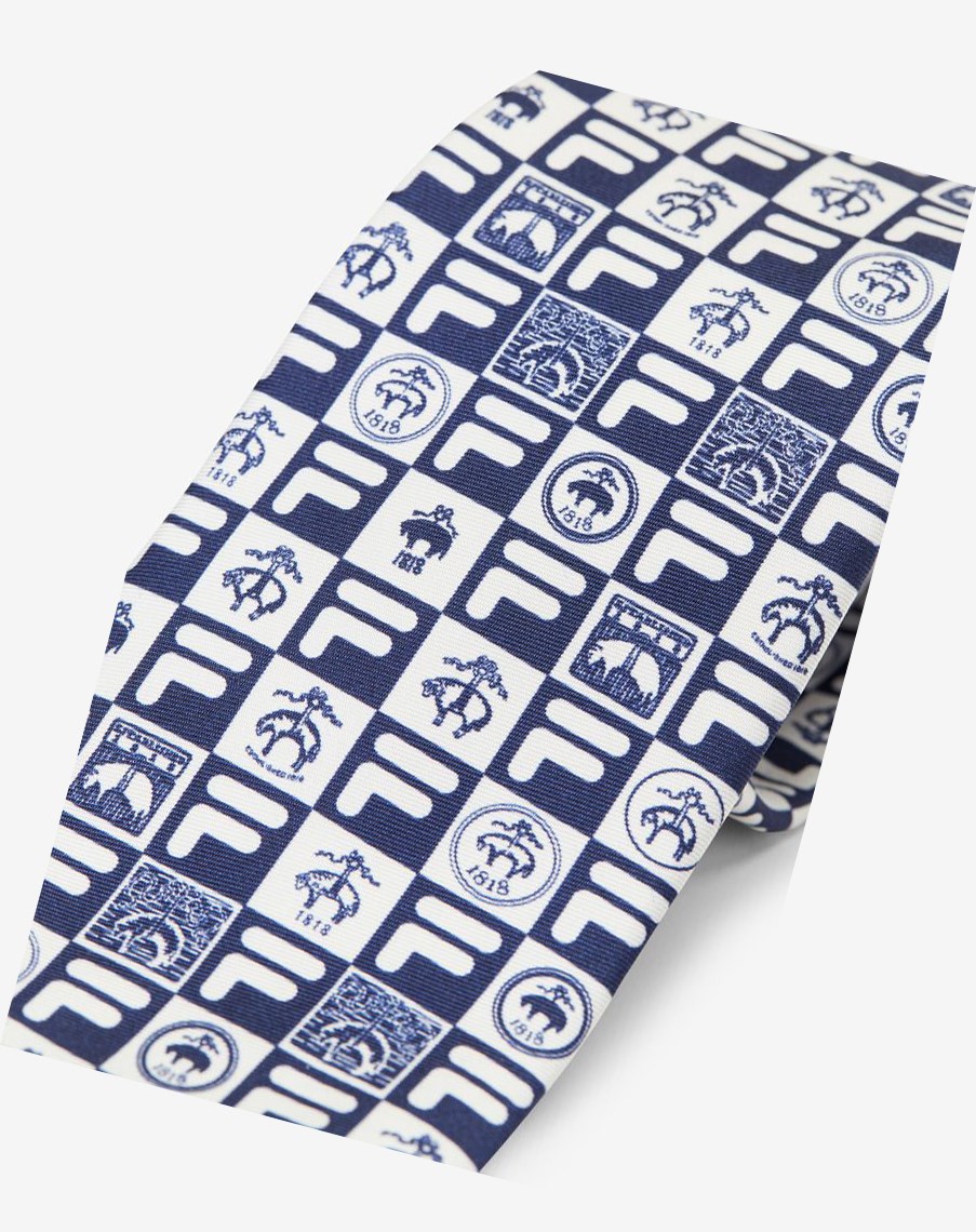 Fila Brooks Brothers X Fila Ace Logo Tie 641 Monogram | 18DSIWAVO