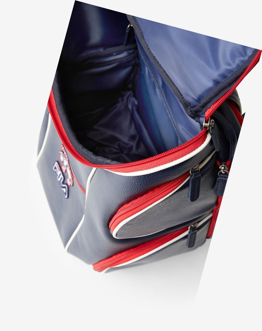 Fila Brooks Brothers X Fila Championship Backpack Azul Marino | 19PIOSGYQ