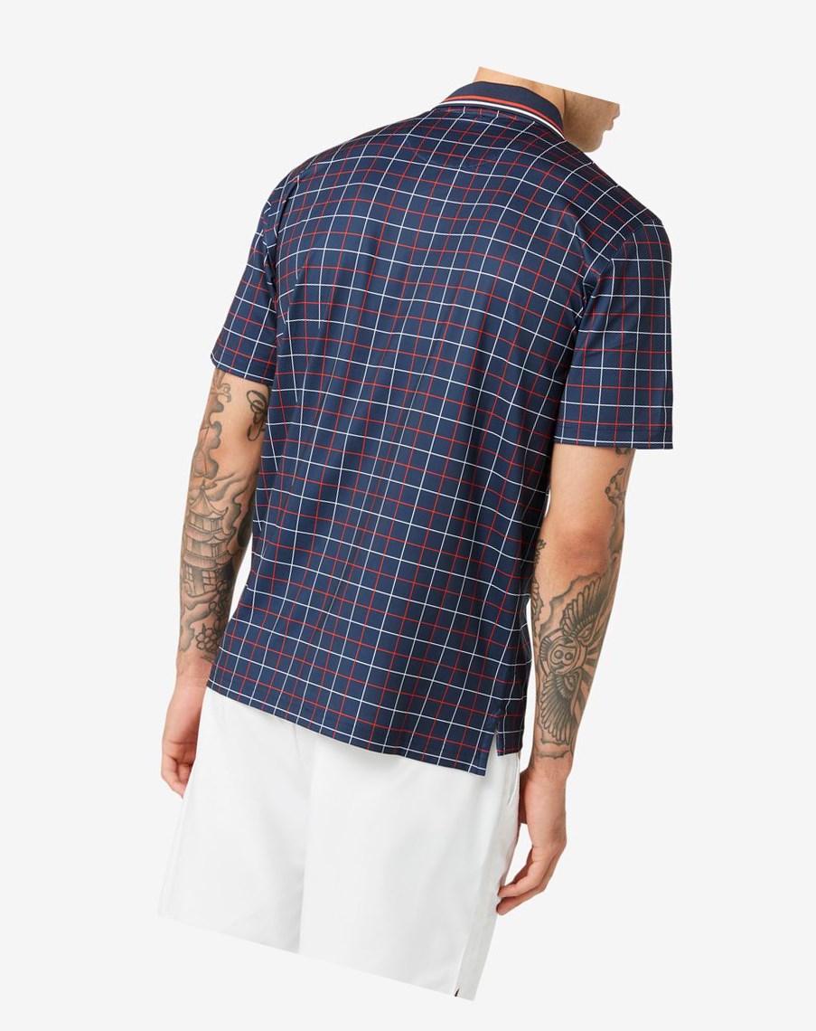 Fila Brooks Brothers X Fila Windowpane Polo 606 Knit Check | 38DSRXOUF