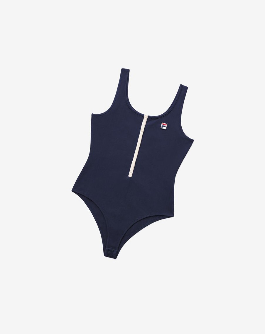 Fila Carlotta Bodysuit 410 Peacoat / Whisper Whte | 09MZDVWHU