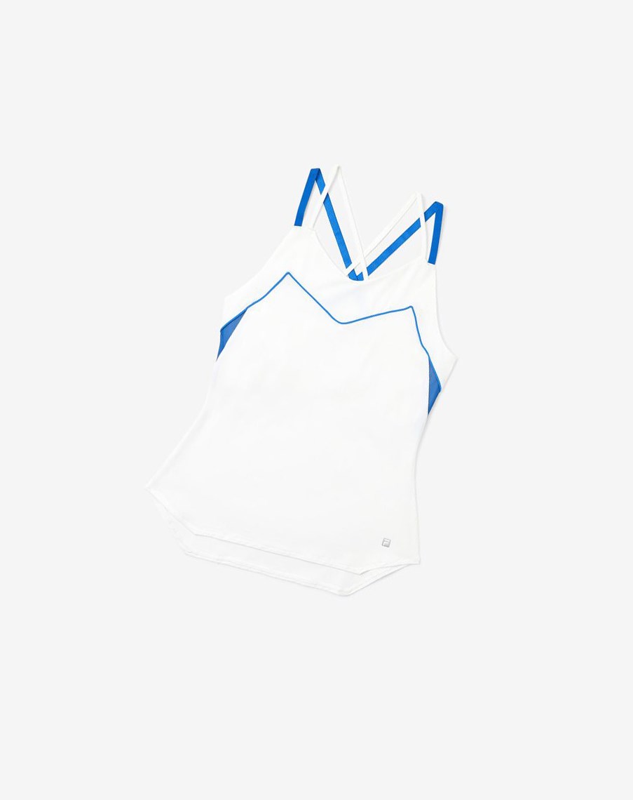 Fila Celestial Point Cami Tank Blancas Azules | 50NDVWXKO