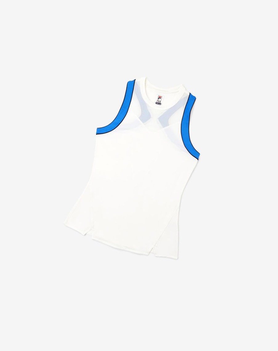 Fila Celestial Point Racerback Tank Blancas Azules Turquesa | 54BXMEYPU