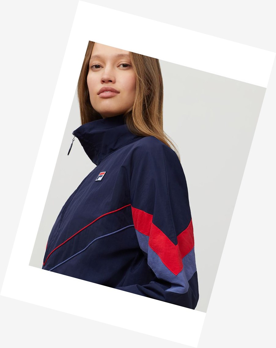 Fila Chiaki Viento Jacket Peac/Marl/Cred | 08BXUEKMZ