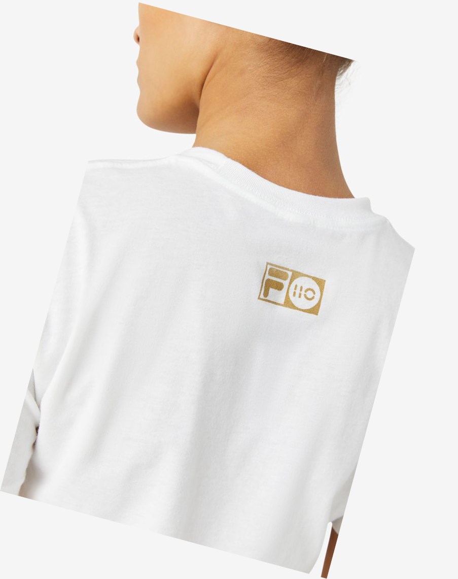 Fila Ciao Bella Tee Blancas | 64QIAJHWC