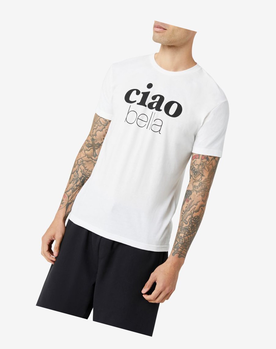 Fila Ciao Bella Tee Blancas | 76ZVIURCY