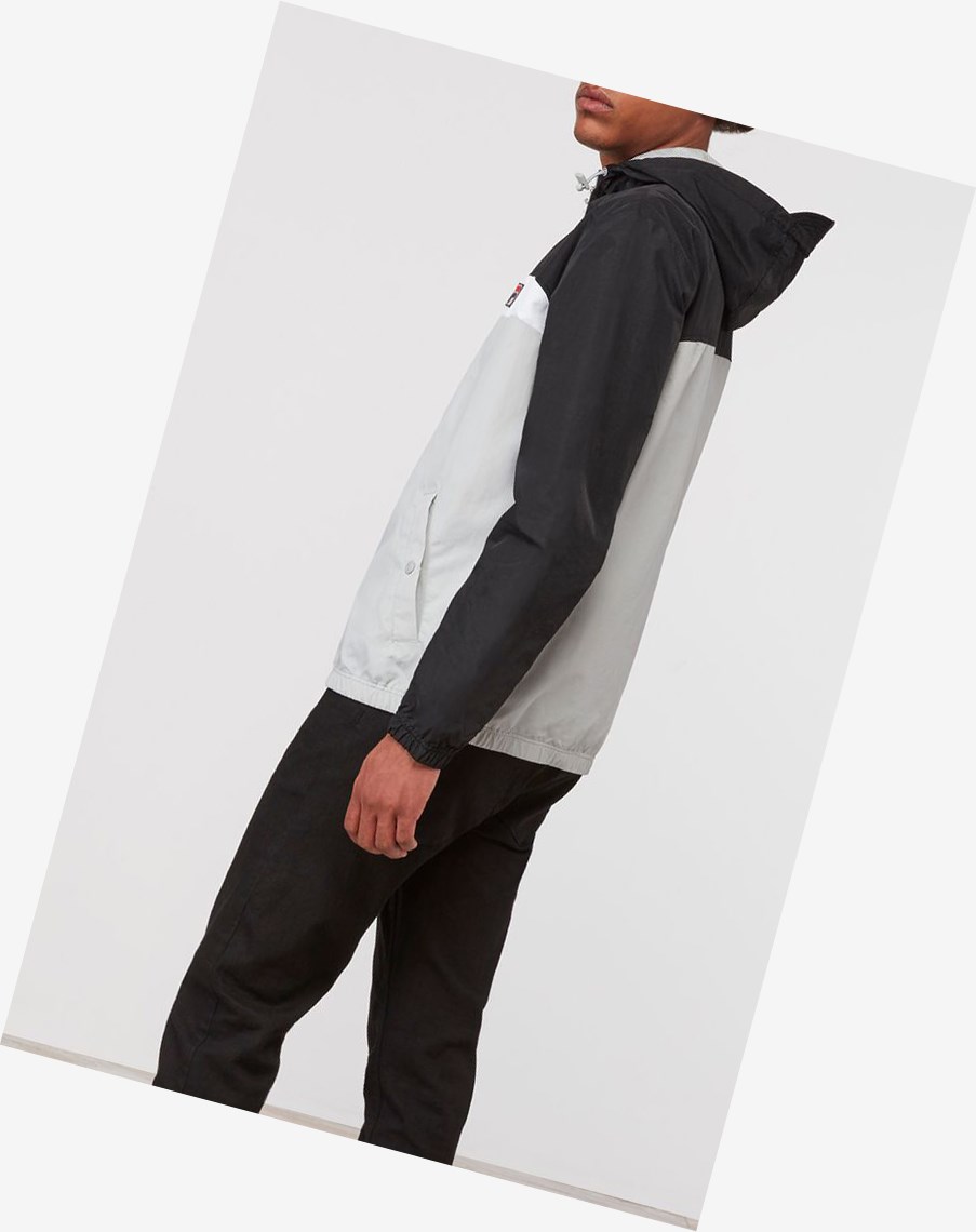 Fila Clipper Viento Jacket Blk/Hris/Wht | 31TPMDKRO