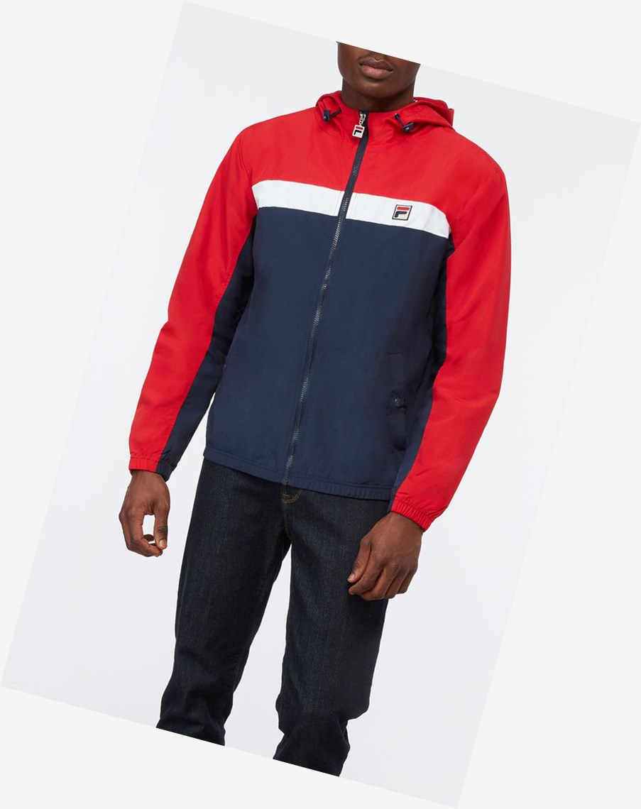 Fila Clipper Viento Jacket Cred/Navy/Wht | 50IOTYUDX