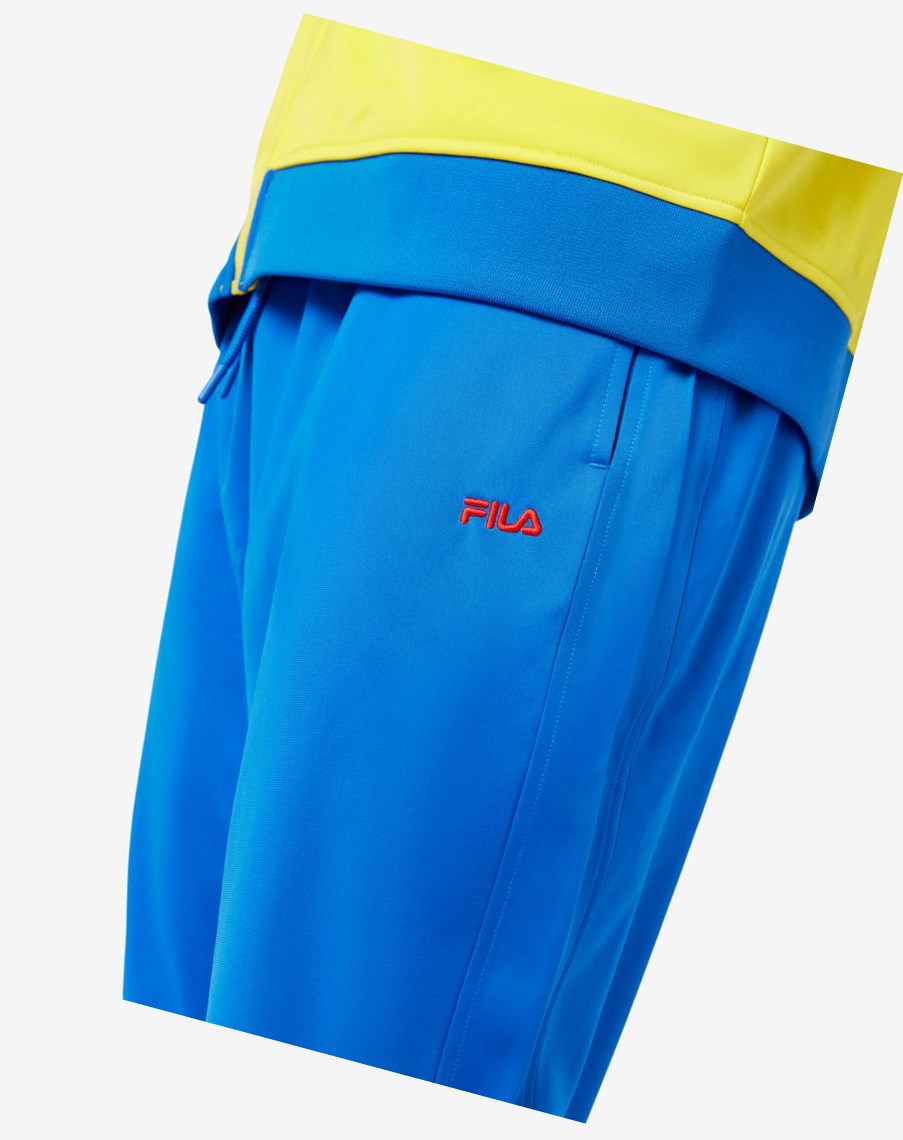 Fila Colombia Pista Pant Azules Rojas | 37THBNEFL